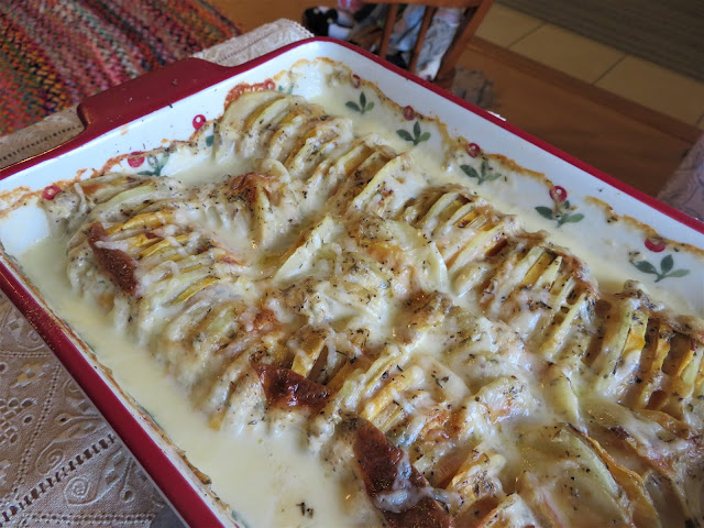 Simple Double Scalloped Potatoes