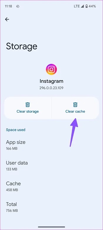 قم بحل مشكلة Couldn’t Refresh على Instagram عن طريق مسح ذاكرة التخزين المؤقت