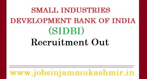 SIDBI assistant manager recruitment out