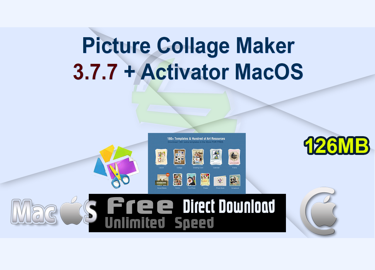 Picture Collage Maker 3.7.7 + Activator MacOS