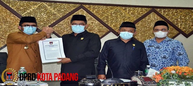 DPRD Kota Padang dan Pemko Sepakati APBD TA 2022 Sebesar Rp2,8 Triliun