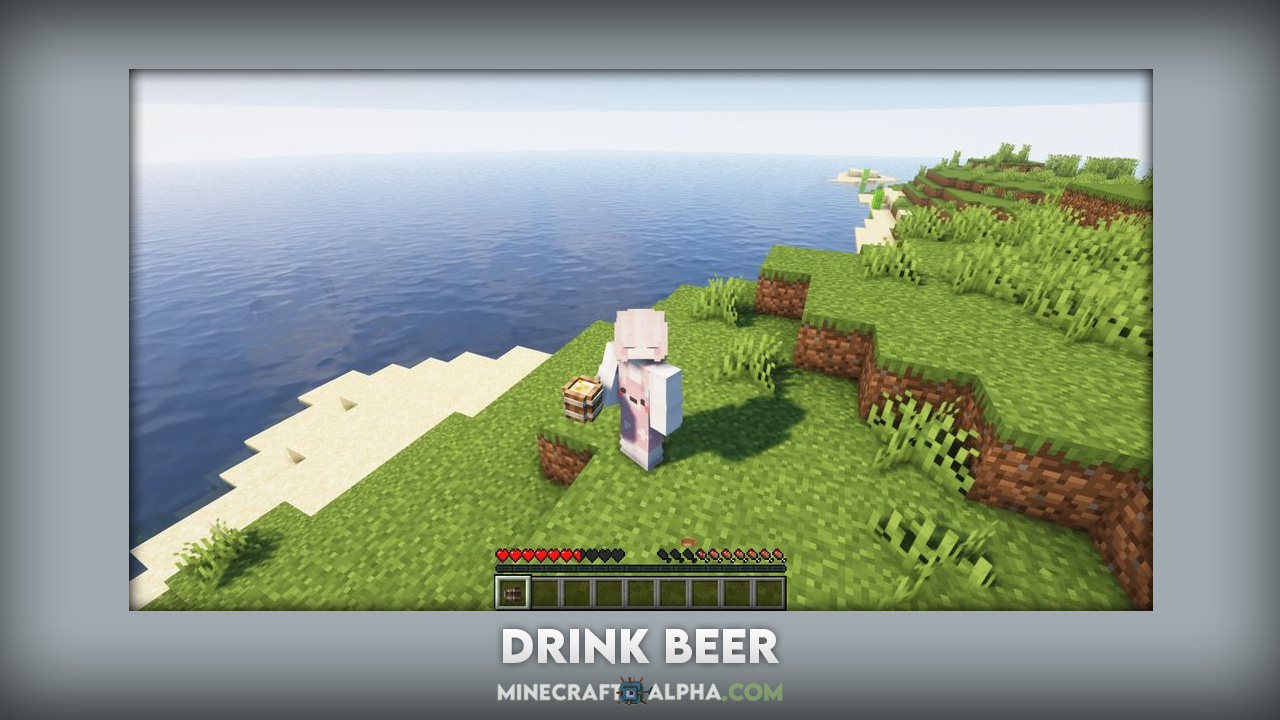 Minecraft Drink Beer Mod 1.18.1 (Liquor, Drink)