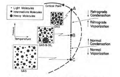 Equilibrium retrograde behavior of condensate gas