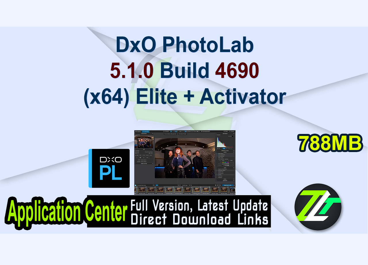 DxO PhotoLab 5.1.0 Build 4690 (x64) Elite + Activator