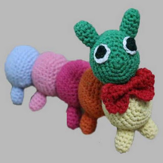 PATRON GRATIS GUSANO AMIGURUMI 47022 🐛