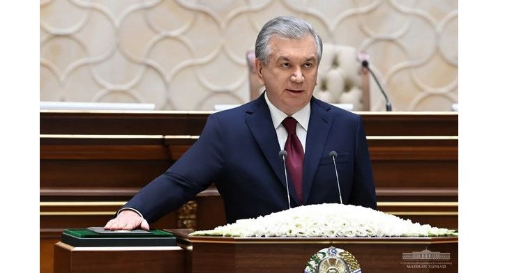 Shavkat Mirziyoyev takes office as President of Uzbekistan