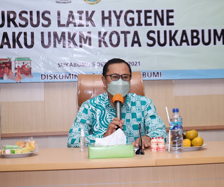 Bangkitkan UMKM, Pemkot Sukabumi Fasilitasi Kursus Laik Hygiene