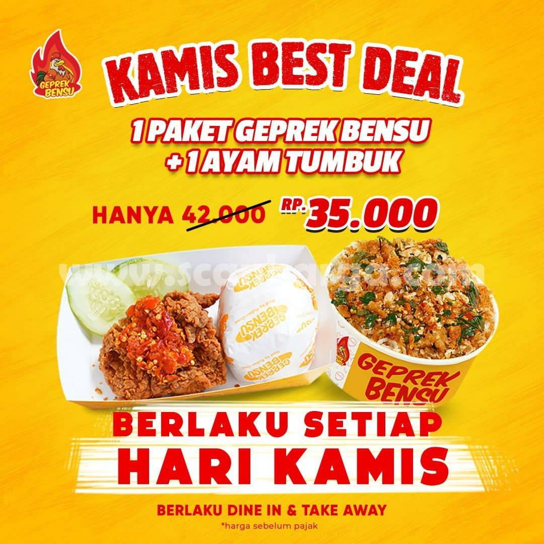 GEPREK BENSU Promo KAMIS BEST DEAL Oktober 2021