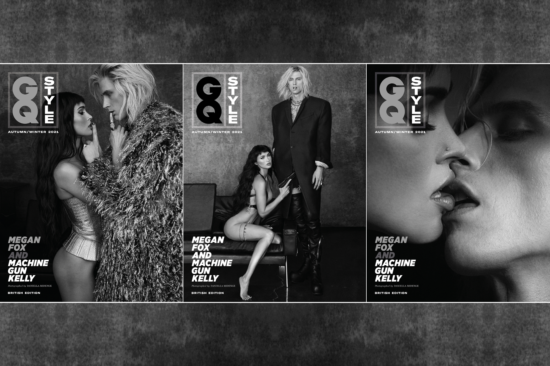 Megan Fox y Machine Gun Kelly en la portada GQ
