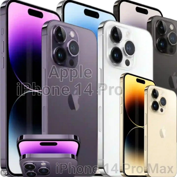 Apple iPhone 14 Pro Max Photonic 5G Phone - Specs: A16 Bionic Chip, iOS 16, 1TB Storage, 48MP Quad-Pixel Cam, Auto Crash Detection System, eSIM..