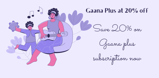 Gaana Plus Subscription Offer: Get 20% off on yearly Plans, GB SHOPPERZ