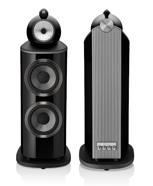 bowers and wilkins 801D4-Black-front by subwoofer mania