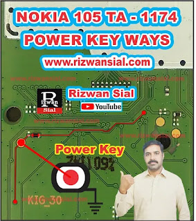 nokia 105 ta 1174 power button ways