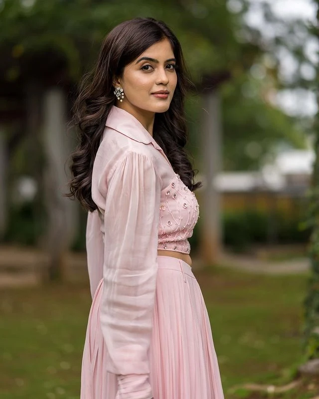 Amritha Aiyer Pink Dress Photos