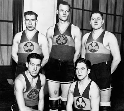 The original Celtics in uniform