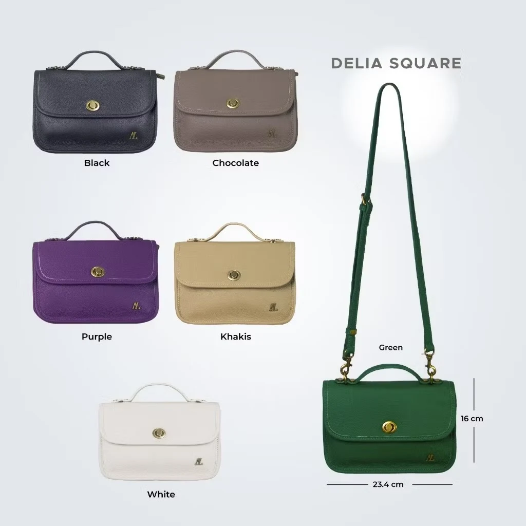 Delia by Anthon's Leather Handbag