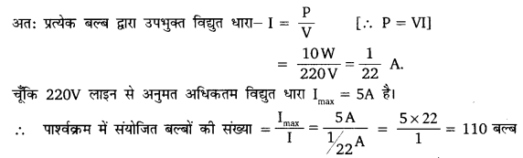 Solutions Class 10 विज्ञान Chapter-12 (विद्युत)