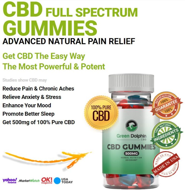 Green Dolphin CBD Gummies- Amazing, Sit Back, Relax, And Enjoy Your Relief!