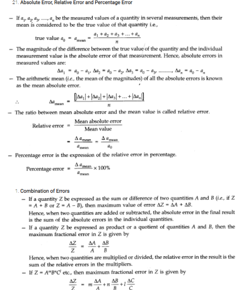 class 11 physics notes chapter 2