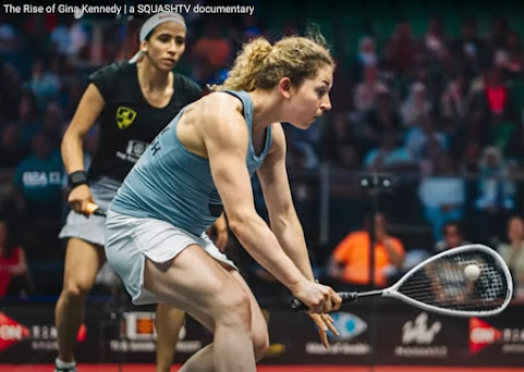 Gina Kennedy, the professional squash player based in NYC talks openly about the sport