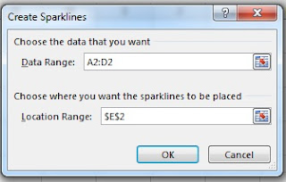 How to Insert Sparklines in Excel 2016 Step by Step in Hindi