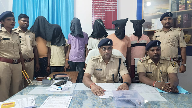  लूट कांड – अवैध हथियार एवं कफ सिरप के साथ कुल 6 गिरफ्तार