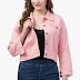 Top Beauty Denim Jacket Pink Rs 149