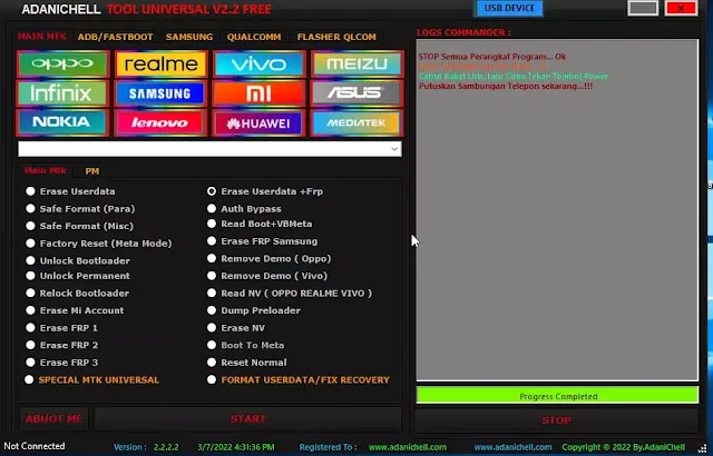 Adanichell Universal Tool V2.2 MTK Qualcomm