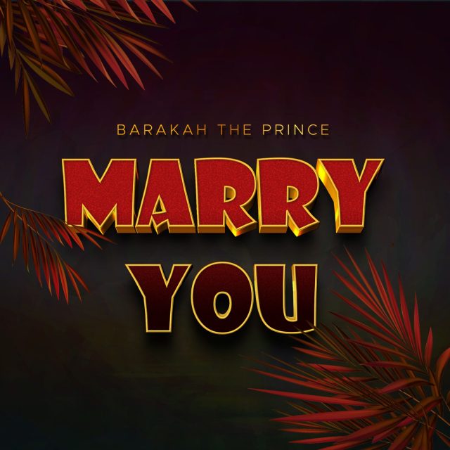 AUDIO | Barakah The Prince – Marry You | MP3 Download