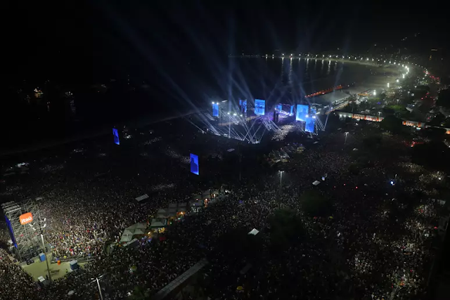 Show da Madonna supera expectativas e leva 1,6 milhão de pessoas para Copacabana, diz Riotur