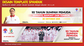 spanduk hari sumpah pemuda ke 93 2021 resmi - kanalmu