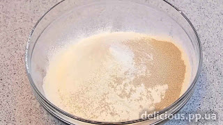 «Шаньги с картошкой» - мука + дрожжи"