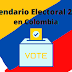 Calendario electoral para Colombia en 2022