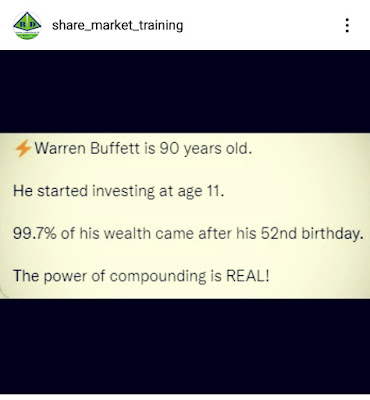 Power of compounding - Warren Buffett
