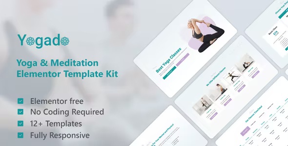 Best Yoga & Meditation Elementor Template Kit