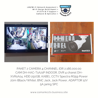 Dahua Paket 2 Camera 4 Channel