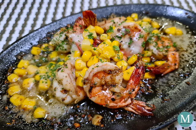 Sizzling Gambas by The Courtyard, Crowne Plaza Manila Galleria