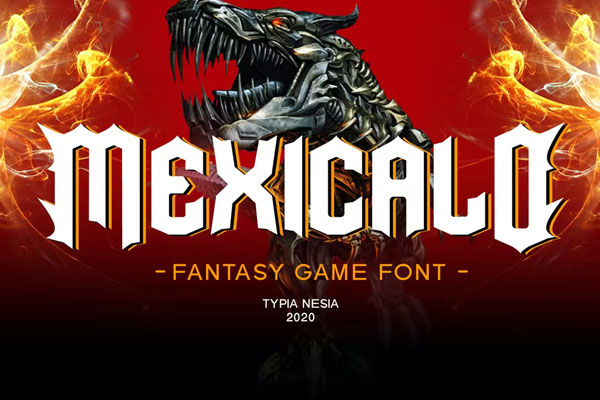 Mexicalo - Game Font