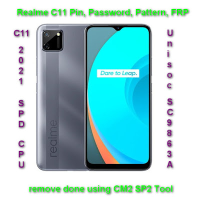 Realme C11 (2021) RMX 3231 Format Pin, Pattern, Password, FRP, Google Lock