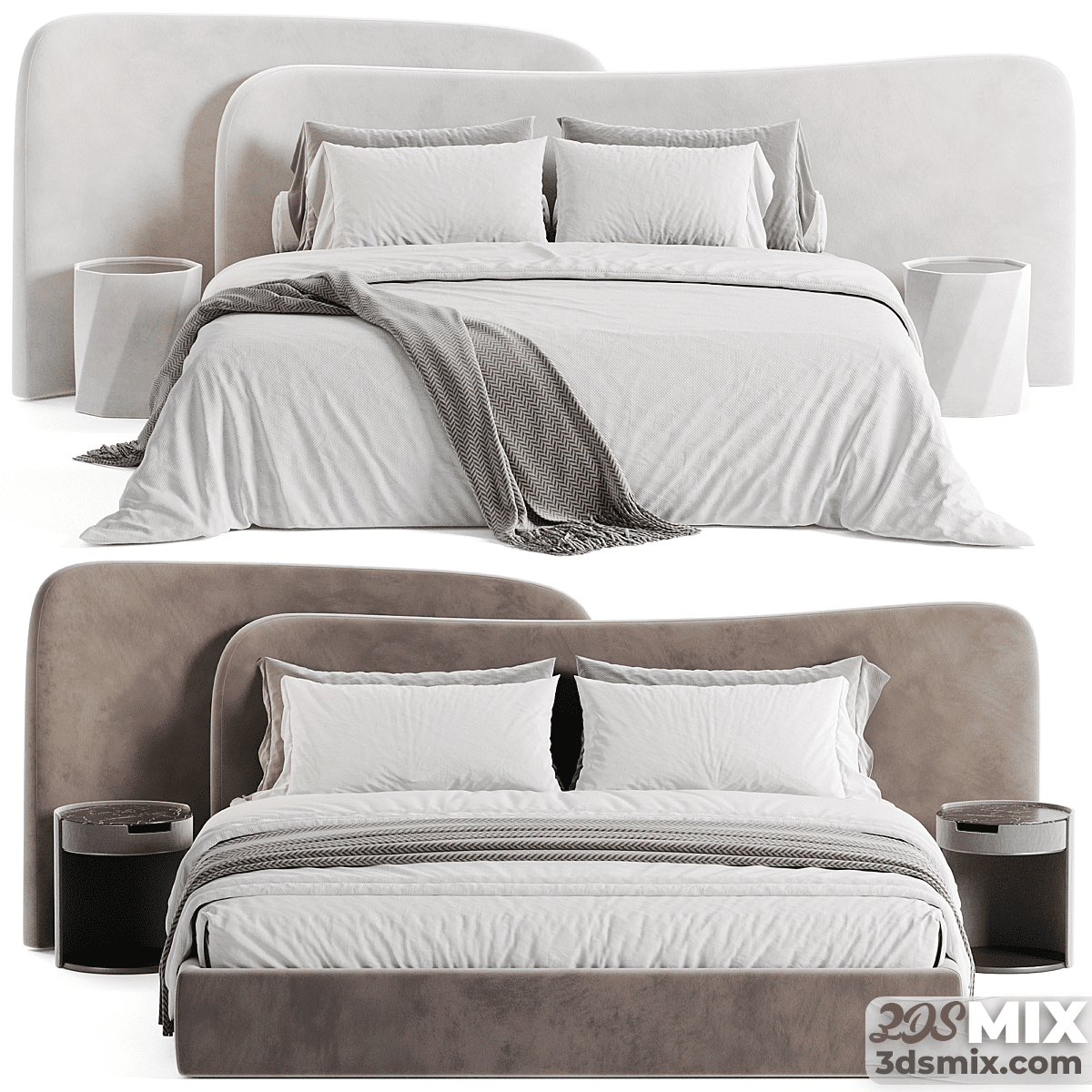 Gaspra Modern Bed Model No 1 3