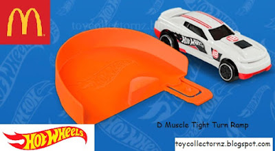 McDonalds Hot Wheels Happy Meal Toys 2019 D Muscle Tight Turn Ramp Car