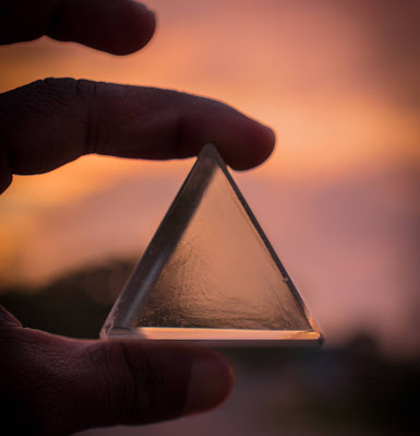 Glass triangle (Credit:  Apurv Das/Unsplash)