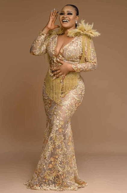 Gold Lace Asoebi Styles Trending in 2022