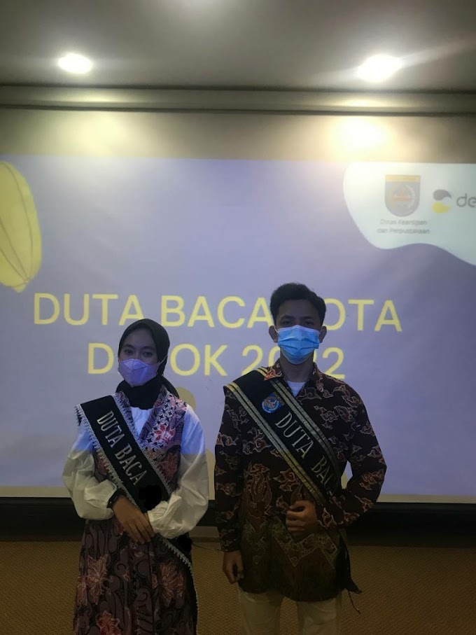 Lucky Farel dan Khairunnisa Jadi Duta Baca Kota Depok