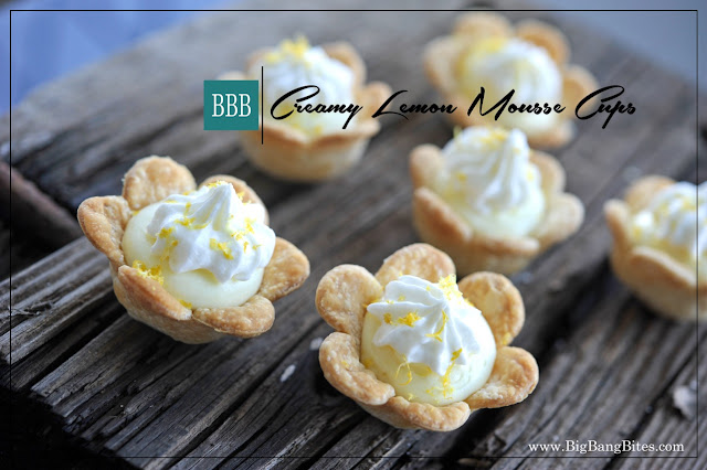 Creamy Lemon Mousse Cups