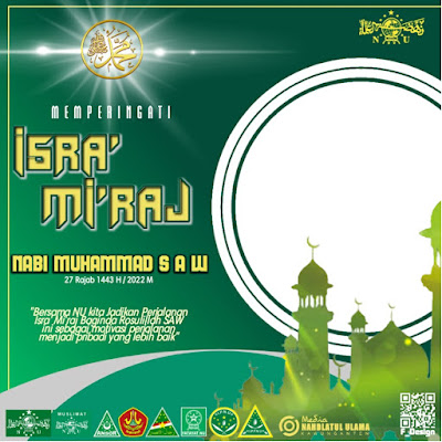 twibbon isro miroj nu, twibbon isra miraj nu