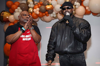 Kanye West rants he ‘needs to be back home’ during visit to Skid Row