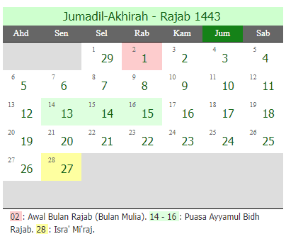 kalender puasa februari 2022