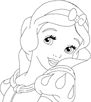 Snow White coloring pages printable for kids
