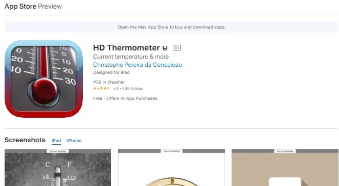hd thermometer